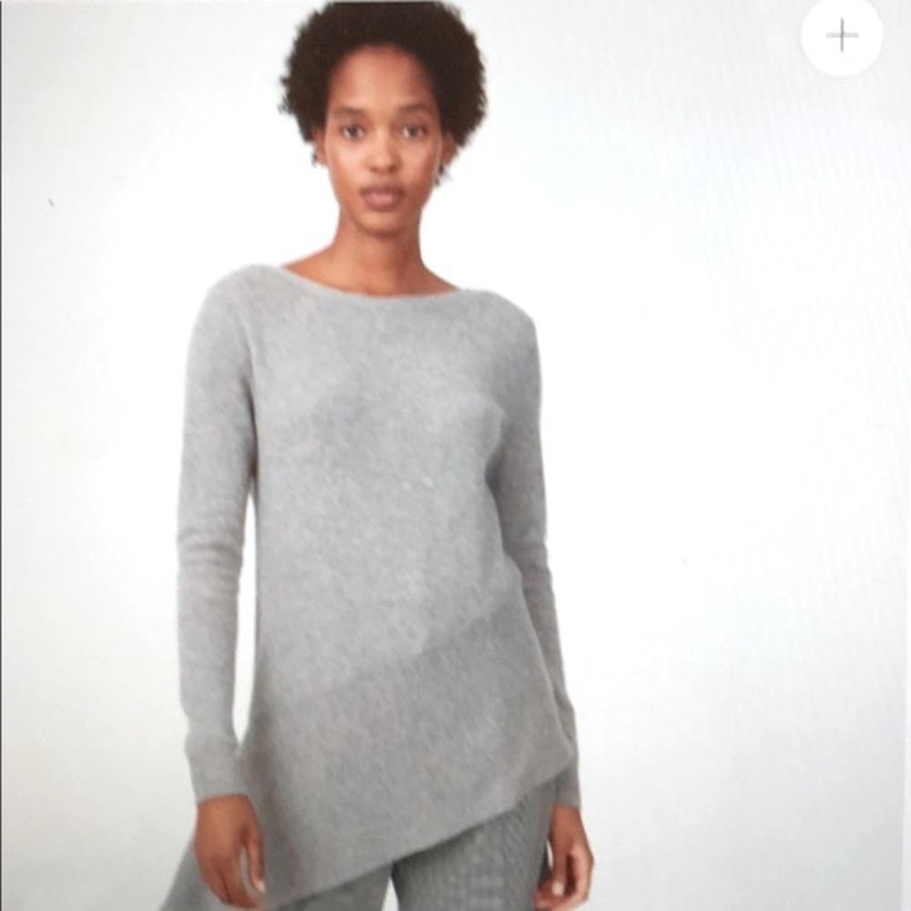 Cashmere Sweater Club Monaco Gray Size L
